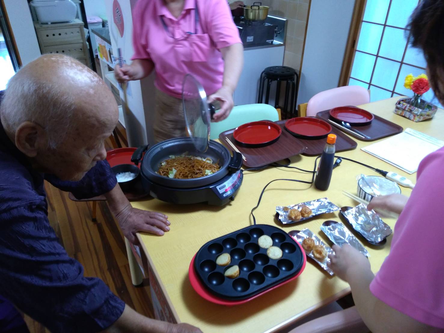 夏祭り　屋台？たのしいお昼♪